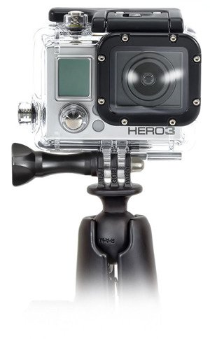 RAM Mount Uchwyt do kamer GoPro HD HERO, HD HERO2, HERO3, HERO4, HD HERO 960 z klamrą zaciskową RAM Tough-Claw™
