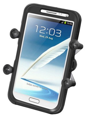 Uchwyt X-Grip™ IV do dużych smartfonów montowany do krawędzi płaskich powierzchni