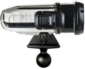Uchwyt do kamer Garmin VIRB™ w obudowie do nurkowania montowany do ramy kierownicy z 1 calową głowicą obrotową