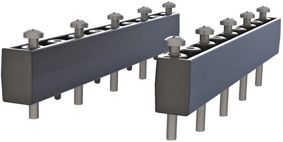 Pojedynczy zestaw dystansów pionowych dla Tab-Tite, Tab-Lock i GDS® Docks