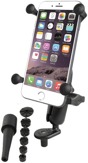 RAM Mount uchwyt X-Grip™ IV do Apple iPhone 6s Plus montowany w trzon widelca w motocyklu