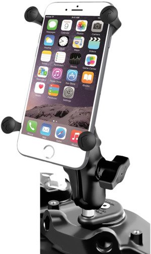 RAM Mount uchwyt X-Grip™ IV do Apple iPhone 6s Plus montowany w trzon widelca w motocyklu