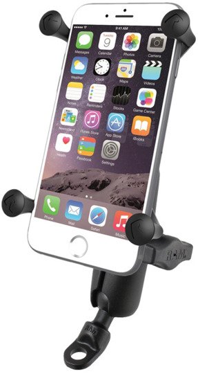 RAM Mount uchwyt X-Grip™ IV  montowany do uchwytu lusterka w motocyklu do Apple iPhone 6s Plus