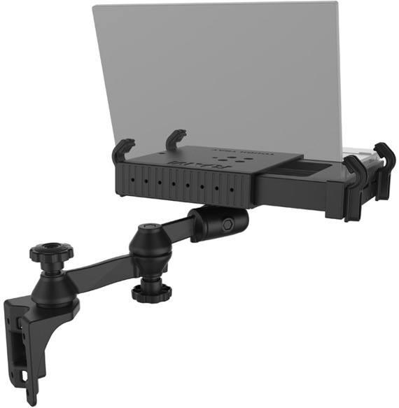 RAM Mount uniwersalny uchwyt Tough-Tray™ do laptopów montowany na podwójnym obrotowym ramieniu o długości 12 cali