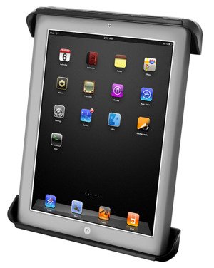 Uchwyt RAM Tab-Tite™ do tabletów 10 calowych bez futerału oraz z futerałem montowany do szyby 