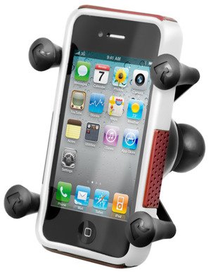 Uchwyt X-Grip™ do Apple iPhone 8 montowany do krawędzi płaskich powierzchni