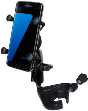 Uchwyt X-Grip™ do przenośnych urządzeń np. smartfon lub nawigacja samochodowa montowany na elementach w kształcie rurki