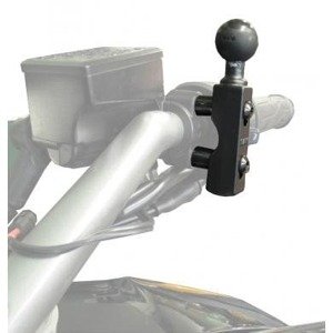 Uchwyt montowany do ramy kierownicy lub do podstawy hamulca / sprzęgła w motocyklu do montażu kamery lub aparatu