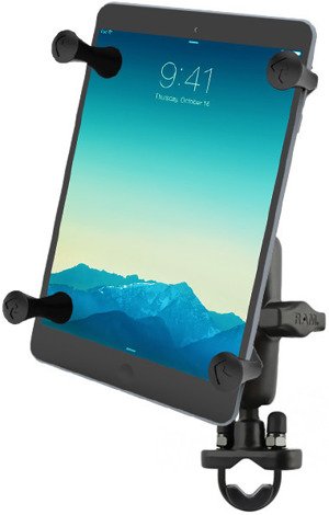 Uniwersalny uchwyt X-Grip II™  do małych tabletów montowany do ramy kierownicy