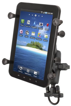 Uniwersalny uchwyt X-Grip II™  do małych tabletów montowany do ramy kierownicy